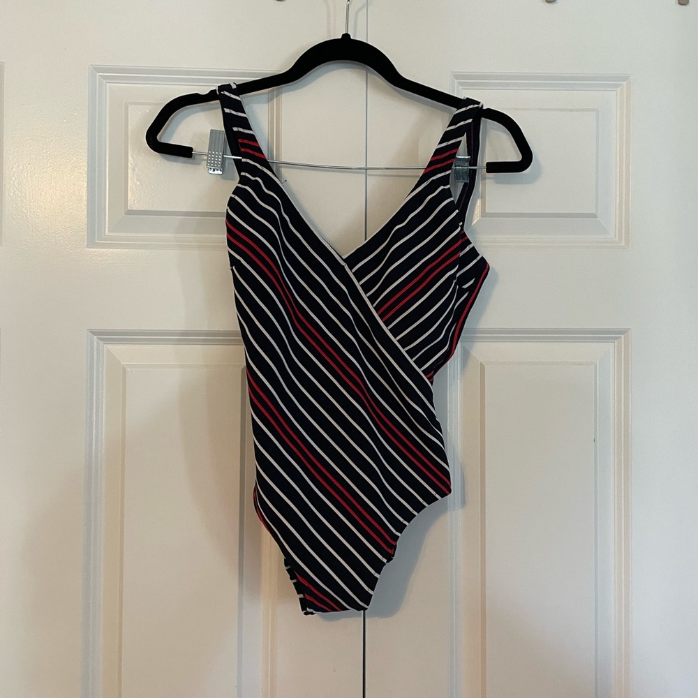 Gottex striped swimsuit